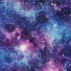 Wall Mural - the cosmos filled with countless stars background