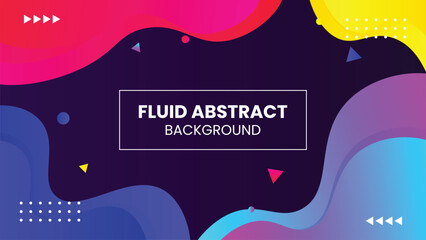 Fototapete - trendy fluid gradient background, colorful abstract liquid 3d shapes. futuristic design wallpaper fo