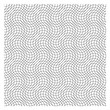 Wavy grid. Thin black line abstract pattern