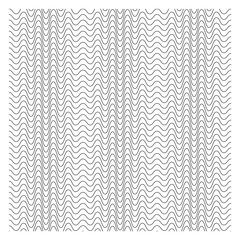 Poster - abstract wavy pattern. seamless geometric line background