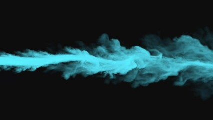 Poster - Colored toxic smoke or vapor. Footage for intro. Rendering animation.