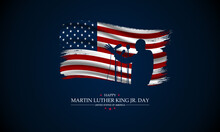 Happy Martin Luther King Jr. Day Background Vector Illustration