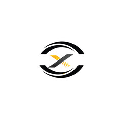 Fototapete - Letter design X speed branding logo symbol