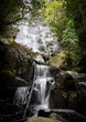 waterfall in the forest (Bridal Veil fall in Hogsback, South Africa)