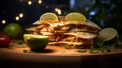 Wall Mural - chicken quesadilla