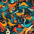 Flowing lines illustration with deep colors and vibrant lines cleanly designed backgrounds