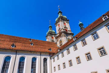 Canvas Print - Abbaye de Saint-Gall en Suisse