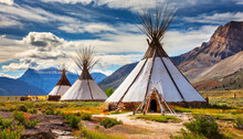 Native American Teepees In North America
