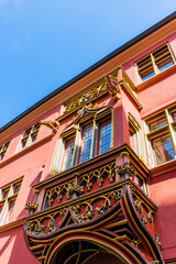 Canvas Print - Dans les rues de Fribourg-en-Brisgau en Allemagne