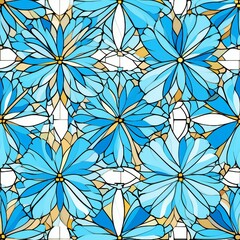 Poster - Kaleidoscope of Glass Mosaic Pattern