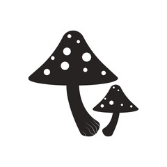 Wall Mural - Mushroom icon