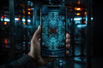Aufkleber - a user enabling multi-factor authentication on a smartphone, enhancing security. generative ai.