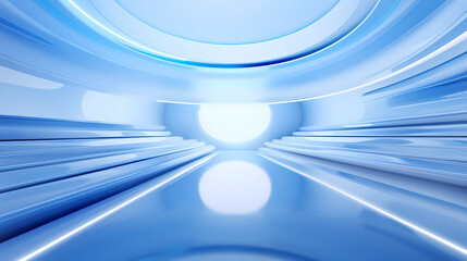 Wall Mural - Futuristic light blue background