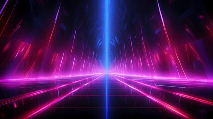 Wall Mural - neon light background