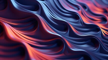 A close up view of a wavy surface