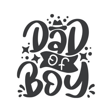 Father's Day, Grandpa Day Hand drawn lettering for greeting card, prints and posters. Congrats inspiration typographic inscription, lettering design