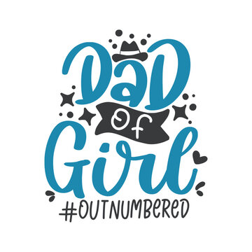 Father's Day, Grandpa Day Hand drawn lettering for greeting card, prints and posters. Congrats inspiration typographic inscription, lettering design