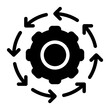 automation glyph icon
