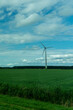 Netherlands, Harderwijk, Dolfinarium, a windmill on a cloudy day