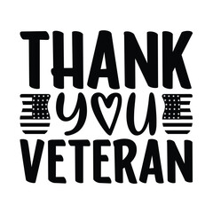 Sticker - Thank You Veteran, Veteran Svg, Veteran Vector, Fanny Veteran,