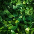 seamless pattern with texture mosaic ornament on green background