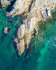 Wall Mural - Kapidag Peninsula coastline view in Turkey