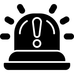 Naklejka na meble Siren Icon