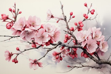 Wall Mural - cherry blossom