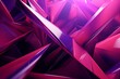 A sleek, uncomplicated pink and purple technology background showcasing a geometric 3D formation. Minimalistic future shapes in a 3D illustration. Generative AI