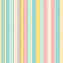 Aufkleber - Vintage Stripes in Pastels