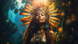native American cosmic shaman spirituality - by generative ai