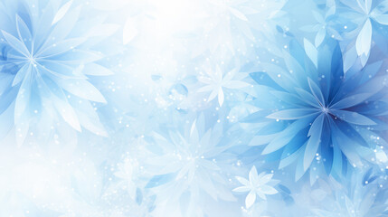 Wall Mural - Snowy Winter Abstract Background