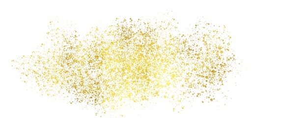 Wall Mural - golden sparkle background on white background clip art golden glitter fade