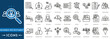 © Kinder - Business Recruitment icon set. Employee, career, resume, job hiring, candidate and human resource icons.