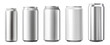 © Rivet Render - a set of aluminum cans isolated