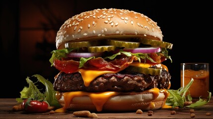 Poster - burger