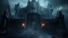 Gloomy gothic gate