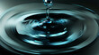 water drop, ripple, drop, water, stillness, wave, ripple,black water, ink, ink, darkness