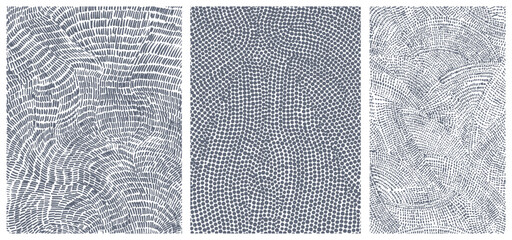 black abstract organic pattern. circles, dots, stripes, lines brush strokes. modern printable backgr