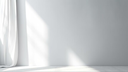 Poster - Minimalistic abstract gentle light grey background