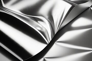 Wall Mural - Abstract metallic background with some folds in it