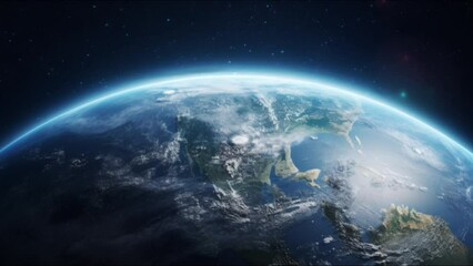 earth in space