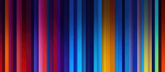 Poster - Abstract geometric art with vibrant colors and vertical lines suitable for media advertising and presentations