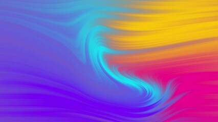 Wall Mural - Animated colorful fluid background. Colorful liquid gradually changes. Bright smooth gradient animation.
