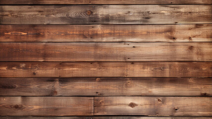 Wall Mural - brown wood background, texture of wooden boards