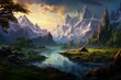 Enchanting scenery that transports you into dream-like realms. Generative AI