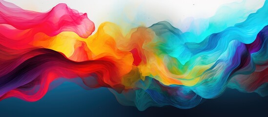 Poster - Vibrant and artistic abstract backdrop