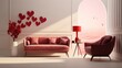 © ACE STEEL D - Interior Room Decorated Valentines Day, Background Image,Valentine Background Images, Hd