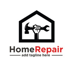 Wall Mural - Home or house Repair logo