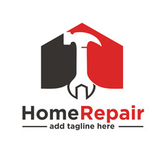 Wall Mural - Home or house Repair logo